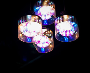 The beautiful lights on black