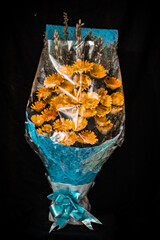 The beautiful yellow bookey flower.