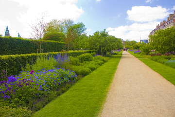 King's Garden in Copenhagen, Denmark