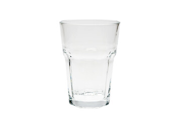 Empty glass for water, juice or milk