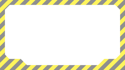 危険な画面のフレーム素材_16:9