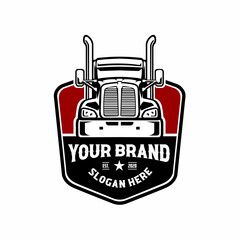 18 Wheeler brand logo badge emblem vector isolated