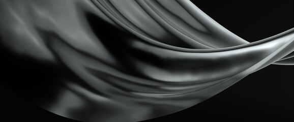 Fototapeta premium Splash fluid. 3d illustration, 3d rendering.