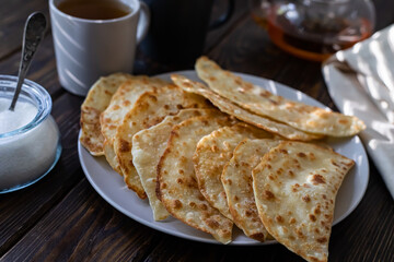 pancakes with jam