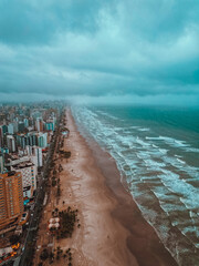 Obraz premium view from the beach