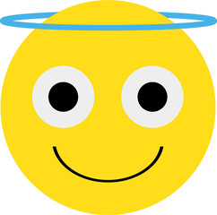 emoticon smiley face different face expressions illustration 