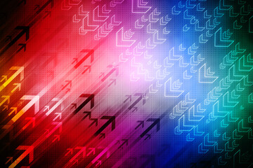 2d illustration Abstract futuristic electronic circuit technology background
