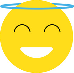 emoticon smiley face different face expressions illustration 