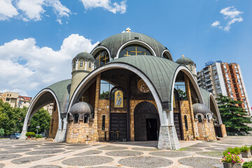 Saint Clement Orthodox church in Skopje, North Macedonia, often called simply Soborna Crkva,...