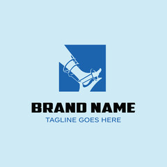 leg bone surgery logo inspiration