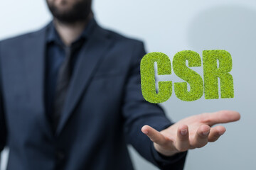 CSR – Corporate Social Responsibility concept .