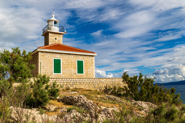 Fototapeta na wymiar Küstenlandschaft im Bereich der Makarska Riviera