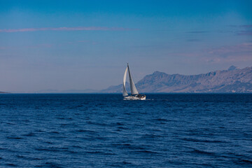 Obraz na płótnie Canvas Küstenlandschaft im Bereich der Makarska Riviera