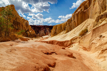 Canyon dans le nord-ouest de Madagascar