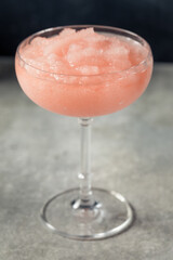 Homemade Boozy Frozen Rose Frose Slushie