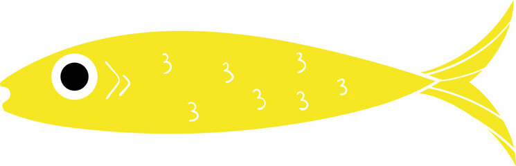 Set of cartoon fishes. Modern flat fishes, Isolated fish. Flat design fish. Vector illustration, fishes. fish collection.  