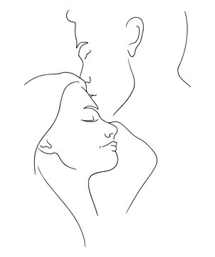 Share more than 71 forehead kiss pencil sketch  seveneduvn