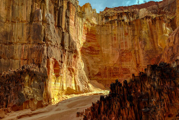 Canyon dans le nord-ouest de Madagascar