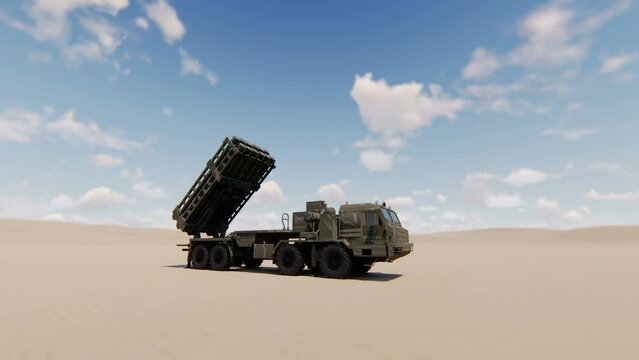 4K Russian Arrow Vityaz animation.4K 3840&times;2160.9 Second Long