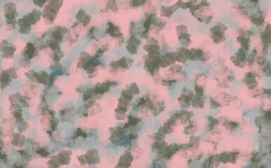 green and pink paint strokes. hand painted