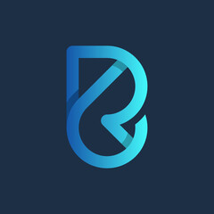 initial Letter R Water Drop Logo Concept sign symbol icon Element Design. Water, Aqua, Spa, Plumber, Plumbing, Droplet Logotype. Vector illustration template