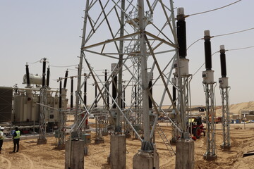 Switchyard 220KV in Solar Plant Noorsar, Bikaner, India