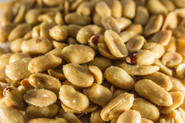 pile of peanuts with salt