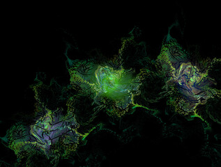 Imaginatory fractal abstract background Image