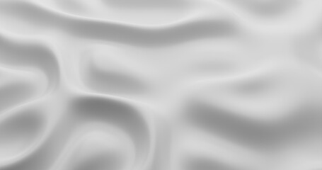 White cloth texture background. 3d rendering.