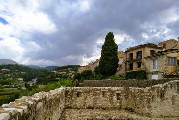 beautiful small village up in the hills of Southern France 