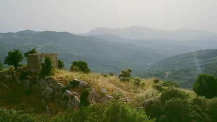 Ruins in Cilento National Park (Parco Nazionale del Cilento), Italy 2021