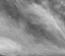 Fototapeta szare niebo białe chmury smugi wata obraz