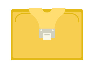 Lady Fashionable bag suitcase. Vector illustration