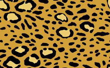 Abstract modern leopard seamless pattern. Animals trendy background. Color decorative vector stock illustration for print, card, postcard, fabric, textile. Modern ornament of stylized skin