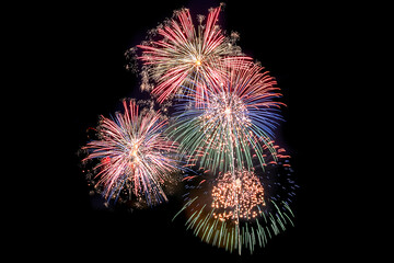 Feuerwerk Bunt - Silvester