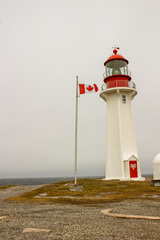 New Ferolle Peninsula Lighthouse, and community Newfoundland Canada