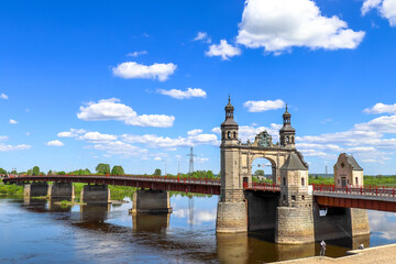 Fototapeta premium Queen Louise Bridge. Neman River. Sovetsk, Kaliningrad region