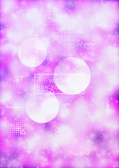 Rainbow Texture. Abstract Shape. Purple Round Pattern. Motion Flyer. Space Ultraviolet Composition. Vibrant Dots. Shiny Banner. Hipster Fluid. Blue Rainbow Texture