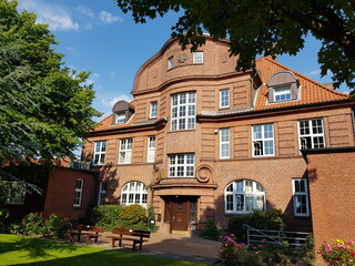 Town Hall Büsum in Summer light