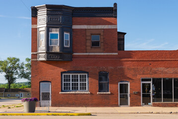 Old storefronts.