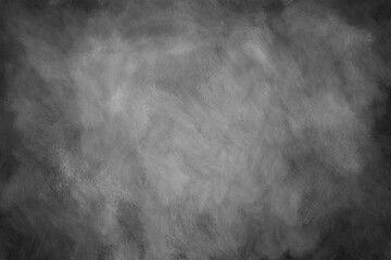 Black and white abstract painted background texture