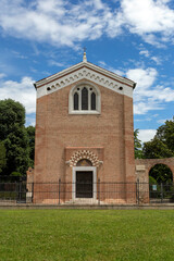 Fototapeta na wymiar The Scrovegni Chapel in Padua on a summer day