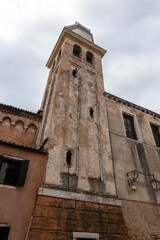 The church of San Giovanni Evangelista in Venice on a summer morning