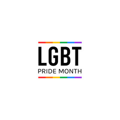 LGBT LGBTQ+ Pride Hearts and Slogans Social Media Post Template. Love is Love, Be Proud, Be Yourself. Hearts in LGBT Flag Colours. Vector Design Element for LGBT Pride Social Post, Square Banner, Logo