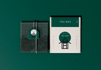 Tea Label Bag Mockup