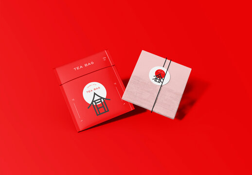 Tea Bag Mockup