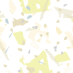 Terrazzo seamless pattern. Earthy  minimalistic