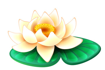 Water lily flower