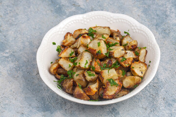 Homemade Roasted Jerusalem Artichoke Sunchokes with Garlic and Cheese