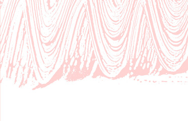 Grunge texture. Distress pink rough trace. Fancy b